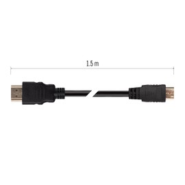 EMOS High Speed HDMI 2.0 Cable with Ethernet 1.5m 18Gbps High Speed Cable with Ultra HD 4K 3D ARC Support A Male to Mini HDMI C Type for Camera, Graphics Card or Camcorder