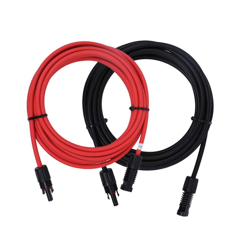 Renogy 20FT 10AWG Solar Panel Extension Cable with Male and