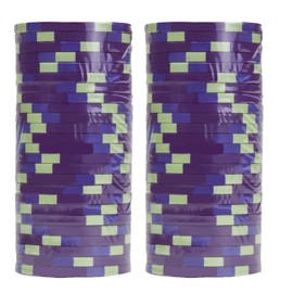 Claysmith Gaming Pack of 50 Monaco Club Poker Chips, Heavyweight 13.5-gram Clay Composite (500 Purple)