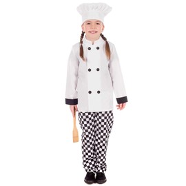 Fun Shack Kids Chef Outfit, Chef Costume Kids, Chef Outfit for Children, Chef Dress Up Kids, Chef Outfit Kids Medium