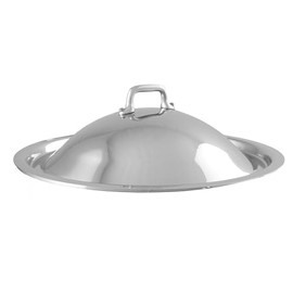 Mauviel M'ELITE Stainless Steel Domed Lid with Cast Handle, 7.8-Inch