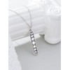 Shusukue Moon Phase Necklace 925 Sterling Silver Moon Phase Pendant