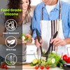 GEEKHOM Silicone Cooking Spoons, 4 Pieces 11" Heat Resistant Silicone