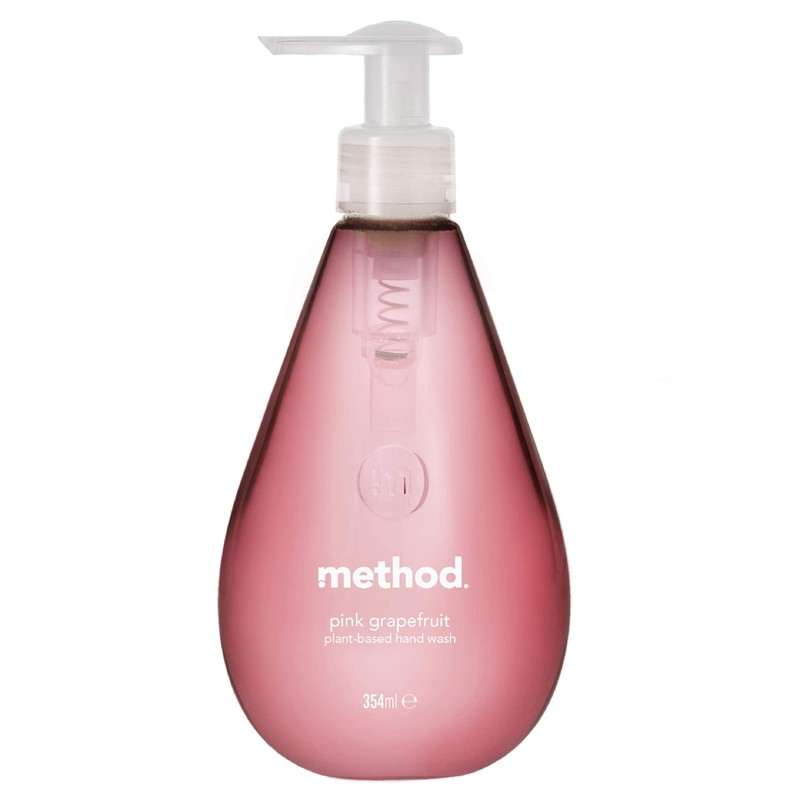 Method Gel Hand Wash, Pink Grapefruit, 12 fl oz (Pack