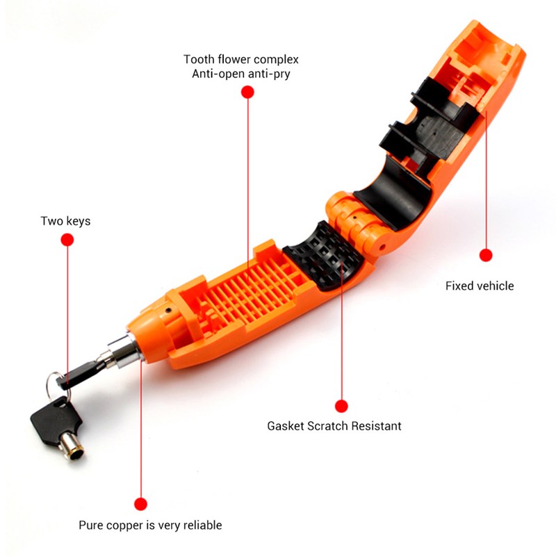 Motorcycle Handlebar Lock Brake Lever Grip Lock Security Anti Theft