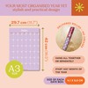 12x A3 Extra Large Pastel Wall Planner - Undated, 12