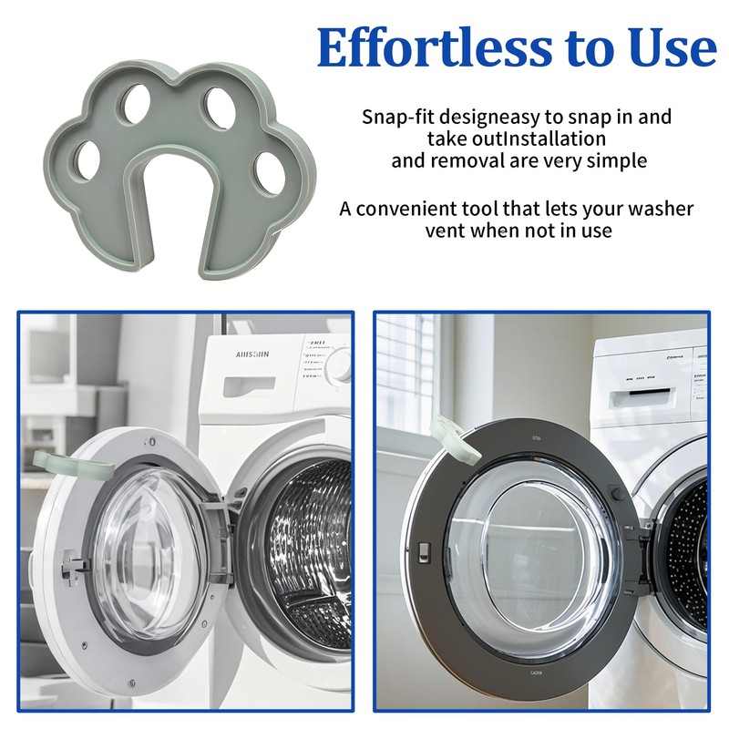 2 Pack Washing Machine Door Prop Open, Easy to Use