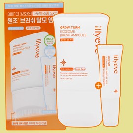 Lily Eve Grow Turn Ampoule 130ml+30ml Exosome Brush Scalp Essence Relieves hair loss symptoms / 릴리이브 그로우턴 앰플 130ml+30ml 엑소좀 브러쉬 두피에센스 탈모 증상 완화