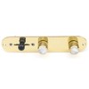 Unxuey Guitar Gold 3 Way Fully Loaded Control Plate Prewired