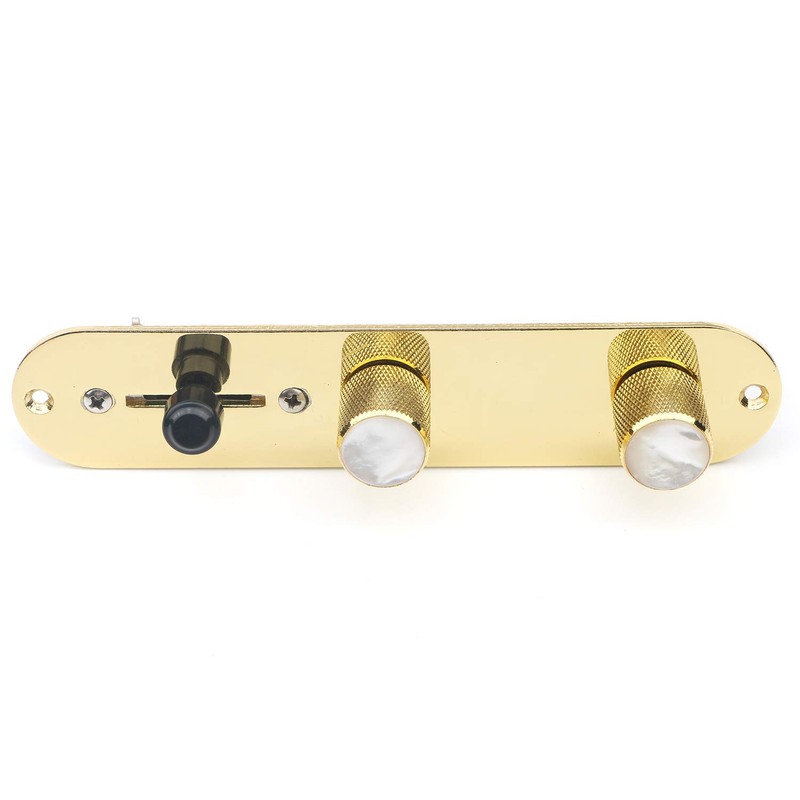 Unxuey Guitar Gold 3 Way Fully Loaded Control Plate Prewired