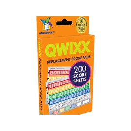 Gamewright Qwixx, Replacement Score Cards Action Game Multi-colored 1 Pack