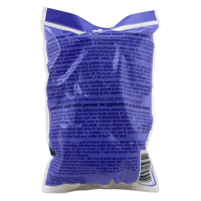 Victoria Vogue Cosmetic Wedges 32 Count Regular Size