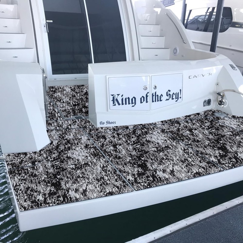 FOCEAN Boat Flooring EVA Foam Boat Decking Camo Marine Flooring