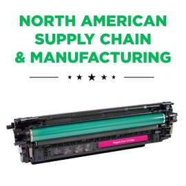 Clover Remanufactured High Yield Toner Cartridge (Reused OEM Chip) Replacement for HP W2123X (HP 212X) | Magenta