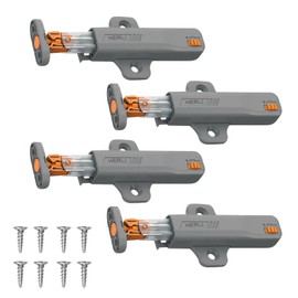 ExcellaElite Push to Open Door Catches 4 Pack Push to Open Latch, Push Latch with Strong 30n Spring, Push to Open Door Catches Heavy Duty for Kitchen, Closet Closing Wardrobe, Rvs, and Boats