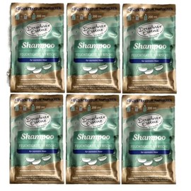 6er Pack Dresdner Essenz Shampoo Feuchtigkeit & Frische Konzentrat zum Anmischen mit Hanföl Aloe Vera 6x 40g