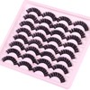 Russian Strip Lashes Natural Look False Eyelashes Fluffy D Curl