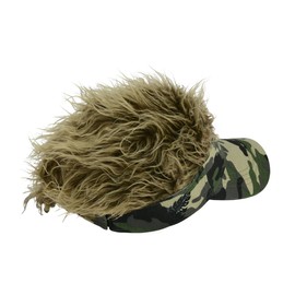Light B-9 Men's Faux Hair Visors
