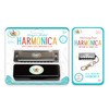 KaKo'o Music 2-Piece Stainless Steel Harmonica Set - Classic Silver