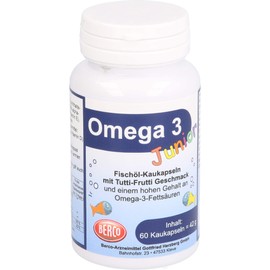 Omega 3 Junior Berco Chew Capsules Pack of 60