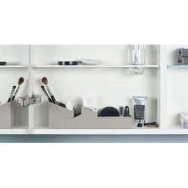 Spirella 10.19175 Skyline Black 7 Litre 2-Piece Bathroom Accessory, Plastic, black, 8/5 x 30 cm