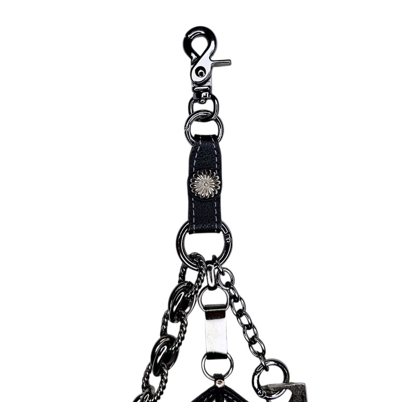 Milkwave Milk Wave Ebling Link Chain Keyring (Leather Tag Full