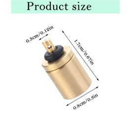 Butane Adapter Tips, Gas Refill Adapter, Inflatable Valve Converter Connector for Refilling Butane Outdoor Camping Hiking Stove Accessories, 3pcs