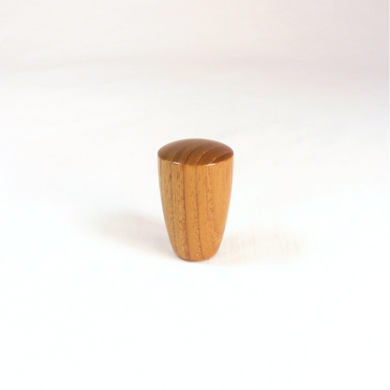 Lamp Finial, Teak, Dome Pattern 7