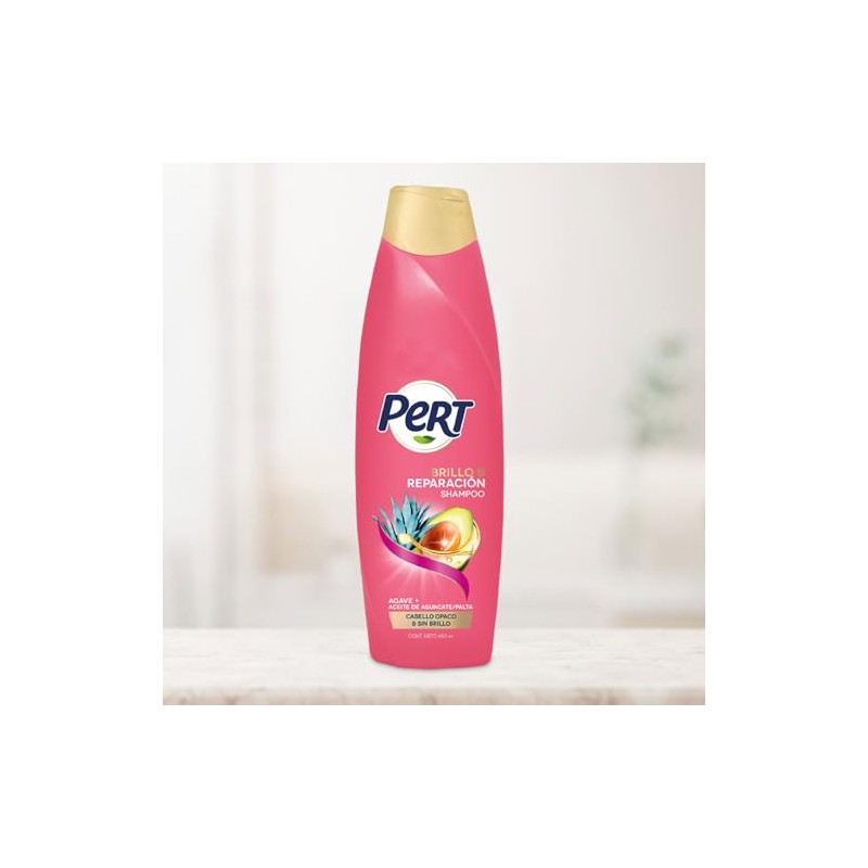 PERT, Shampoo Agave y Aguacate, cabello naturalmente hermoso de la