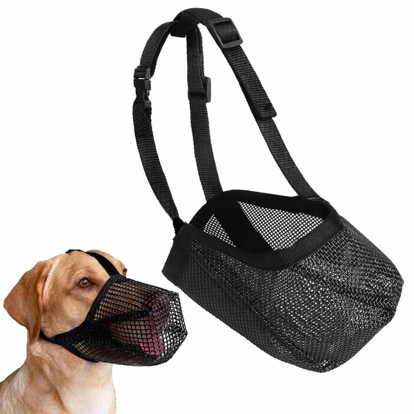 beidaiby Dog Muzzle Adjustable,Dog Muzzle for Small Dog with Rounded