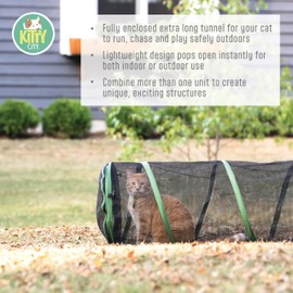 Kitty City Large Outdoor 20-Foot Play Tunnel Only