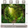 Luminora 10x8ft Fabric Rainforest Photography Backdrop Jungle Forest Tropical Nature