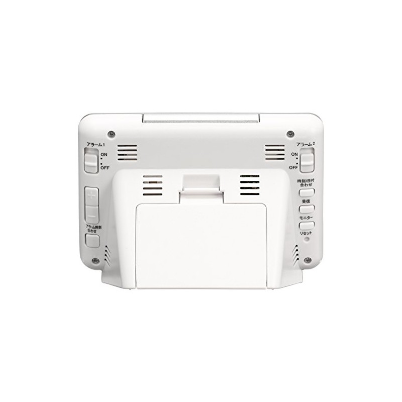 Seiko Clock SQ767W Seiko Alarm Clock, Radio Control, Digital, 2-Channel