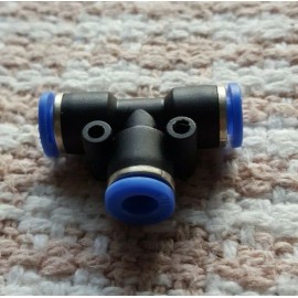 PCW Air Shifter Air Tank T-Type Split Fitting For Nylon 1/4" Poly Air Line