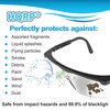 HQRP 2 pair UV Protective Clear Lenses Safety Glasses/Goggles for