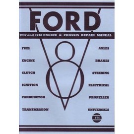 1937 1938 FORD V-8 Shop Service Repair Manual Book