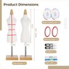 10 PCS Tailor Dressmaker Dummy Mannequins Set with Needles Sewing