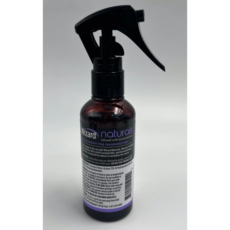 Wizard 12 Wizard Naturals Fine Fragrance Mist Essential Oils Soothing