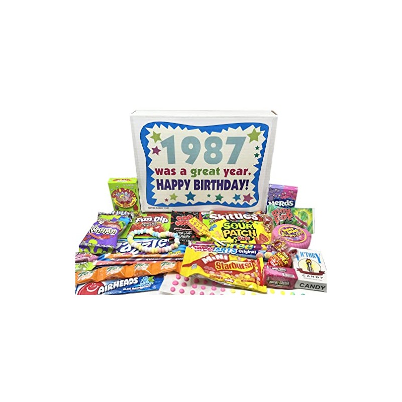 RETRO CANDY YUM ~ 1987 38th Birthday Gift Box Retro