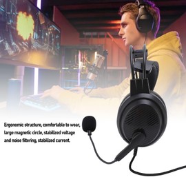 USB Headset with Microphone, Over Ear Headphone with a Built in High Fidelity Sound Card Chip, Ergonomic Design, Wired Noise Cancelling Headset for Students Listening Speaking