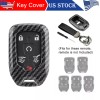 Unbranded For Chevy Silverado Suburban Tahoe Carbon Fiber Key Fob