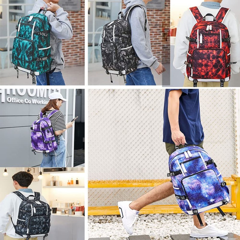Ansigeren No. 12 Basketball Player JA Creative Backpacks Sports Fan