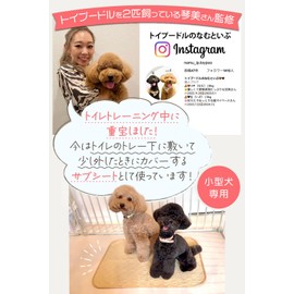 Washable Pet Sheets (Set of 2) [Supervised by 2 Toy Pooh Lovers x Sub Sheets for Children Who Remove Toilet and Toilet] For Small Dogs x Bedwetting for Old Dogs (Light Gray, S 13.8 x 19.7 inches (35 x