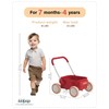 PULA Baby Push Walker with Wheels Toddler Wagon for First