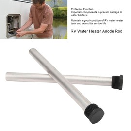 Jiawu 2 Pack RV Water Heater Anode Rods, Anode Rod for Hot Water Heater RV, 9.25in Length, 3/4in NPT