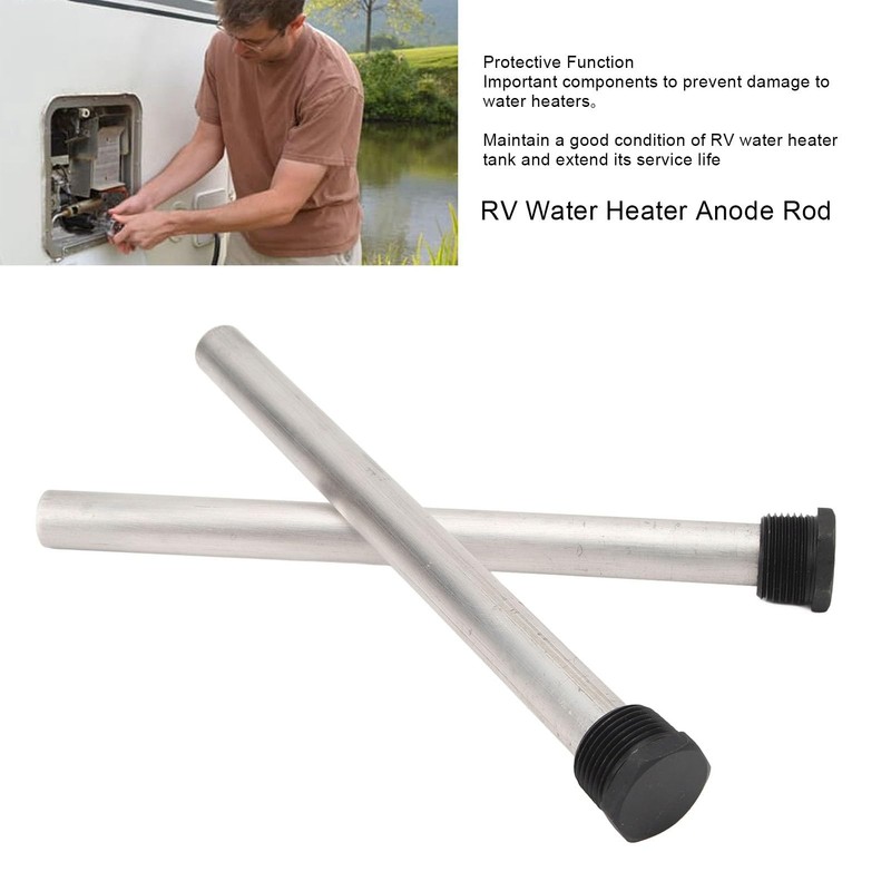 Jiawu 2 Pack RV Water Heater Anode Rods, Anode Rod