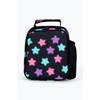 hype Unisex Lunch Box, Black with Pink, Purple & Blue