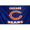Generic CHICAGO BEARS W/ WORDS 3 X 5 FLAG