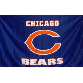 Generic CHICAGO BEARS W/ WORDS 3 X 5 FLAG