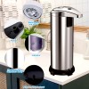 Unbranded Touch-Free Rechargeable Soap Pump Dispenser Auto Handfree Sensor Stainless